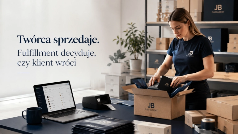 Twórca sprzedaje. Fulfillment decyduje, czy klient wróci